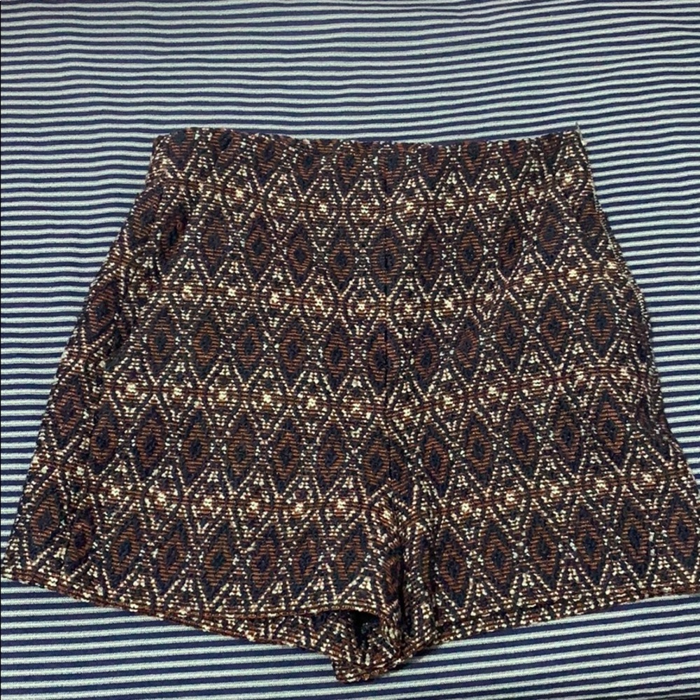 Zara high waisted winter shorts